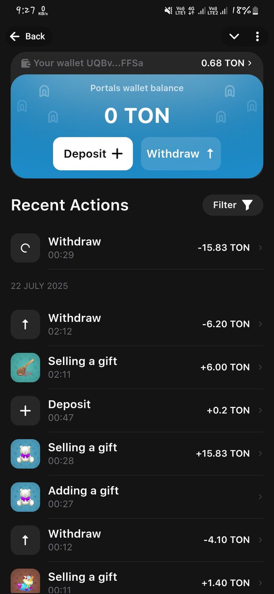 niloy2615's tweet photo. @PortalsMarket Hello. I have a problem - my transaction is pending and I cant withdraw my money. Pls check and let my money go on my ton wallet. Don’t be scammers please!! 
The support team did not response. https://t.co/GzR0nunYBN
