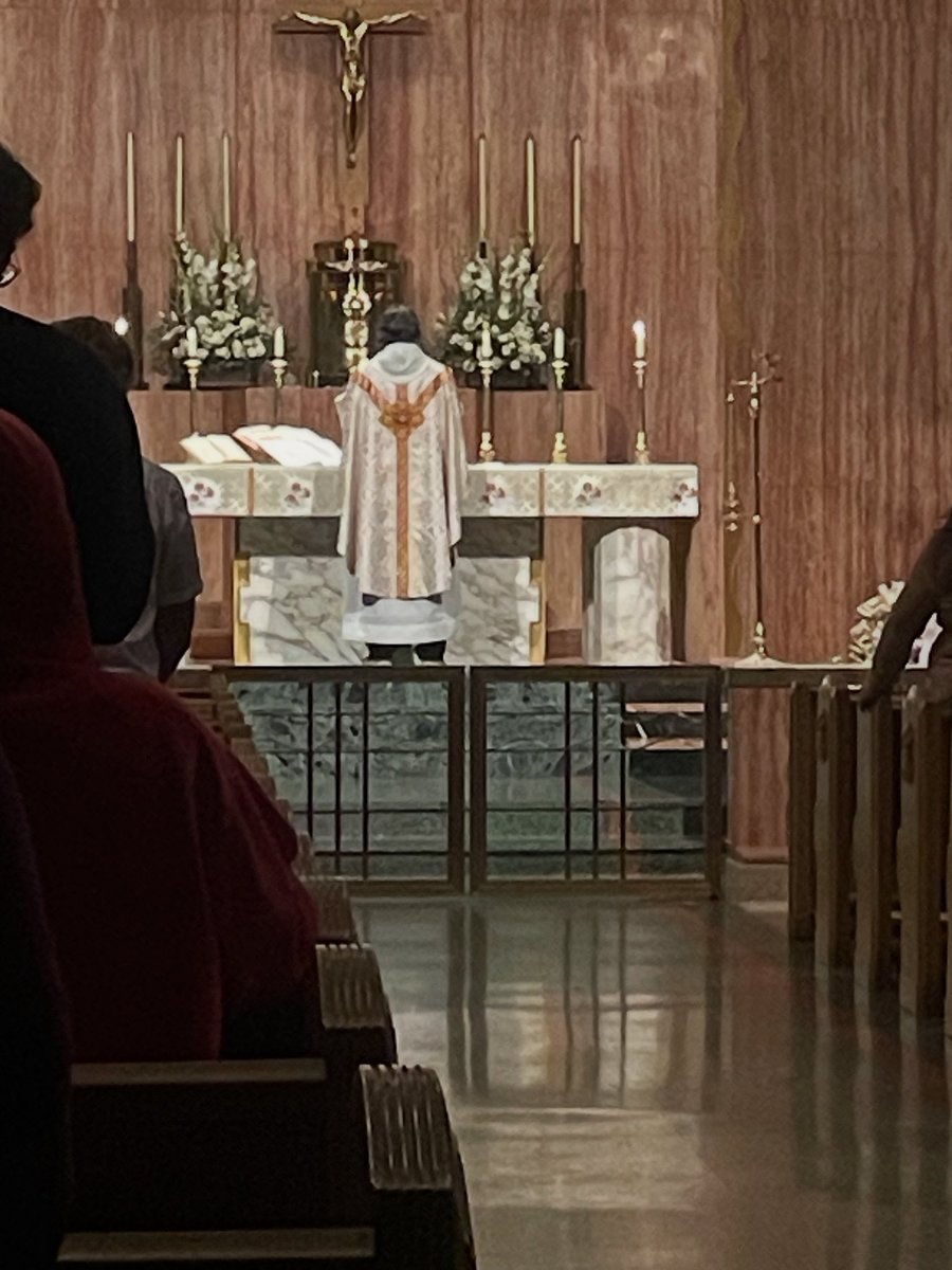 RCCoulombe's tweet image. It is truly amazing how much turning ad orientem can transform a Novus Ordo.