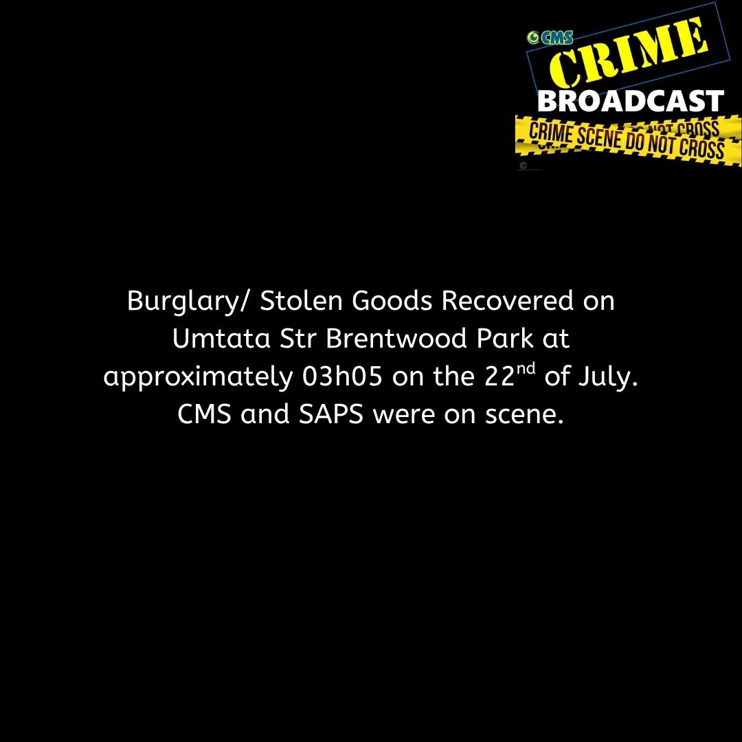 proudlycms's tweet image. Crimebroadcast 2025-07-22 #CommunityRules #Safety #proudlycms #Patrolling #Precincts #Ekurhuleni #Reaction #Closures #CommunityMonitoringServices