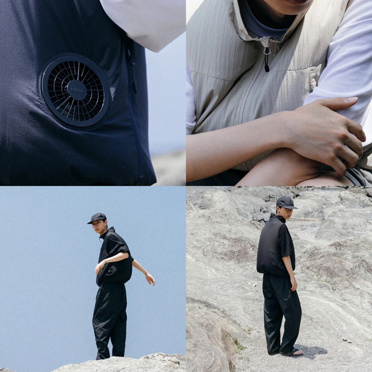 LOWERCASE x URBS x 空調服®︎ コラボファン付きベストが国内7月25日