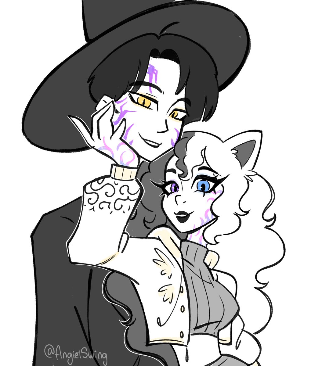 AngietSwing's tweet image. 💜 COMMISSION 💜 
#KPOPDEMONHUNTERS #OC