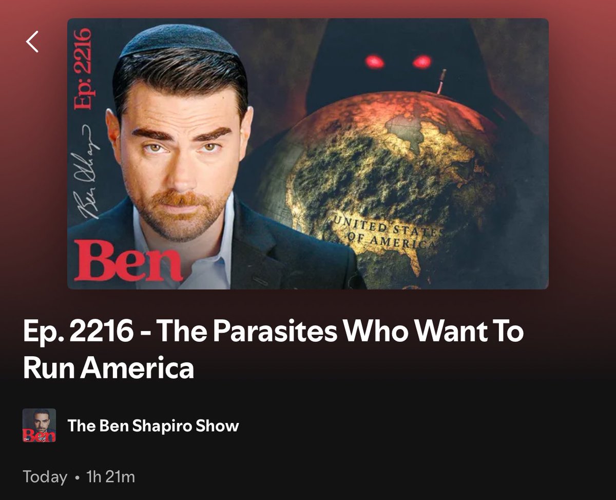 Classicist9999's tweet image. When they admit you gotta believe.
Any comments?
N.B. It's the original YouTube screenshot of Ben Shapiro's Show. (Ben is a jew, a foreigner and not American!)