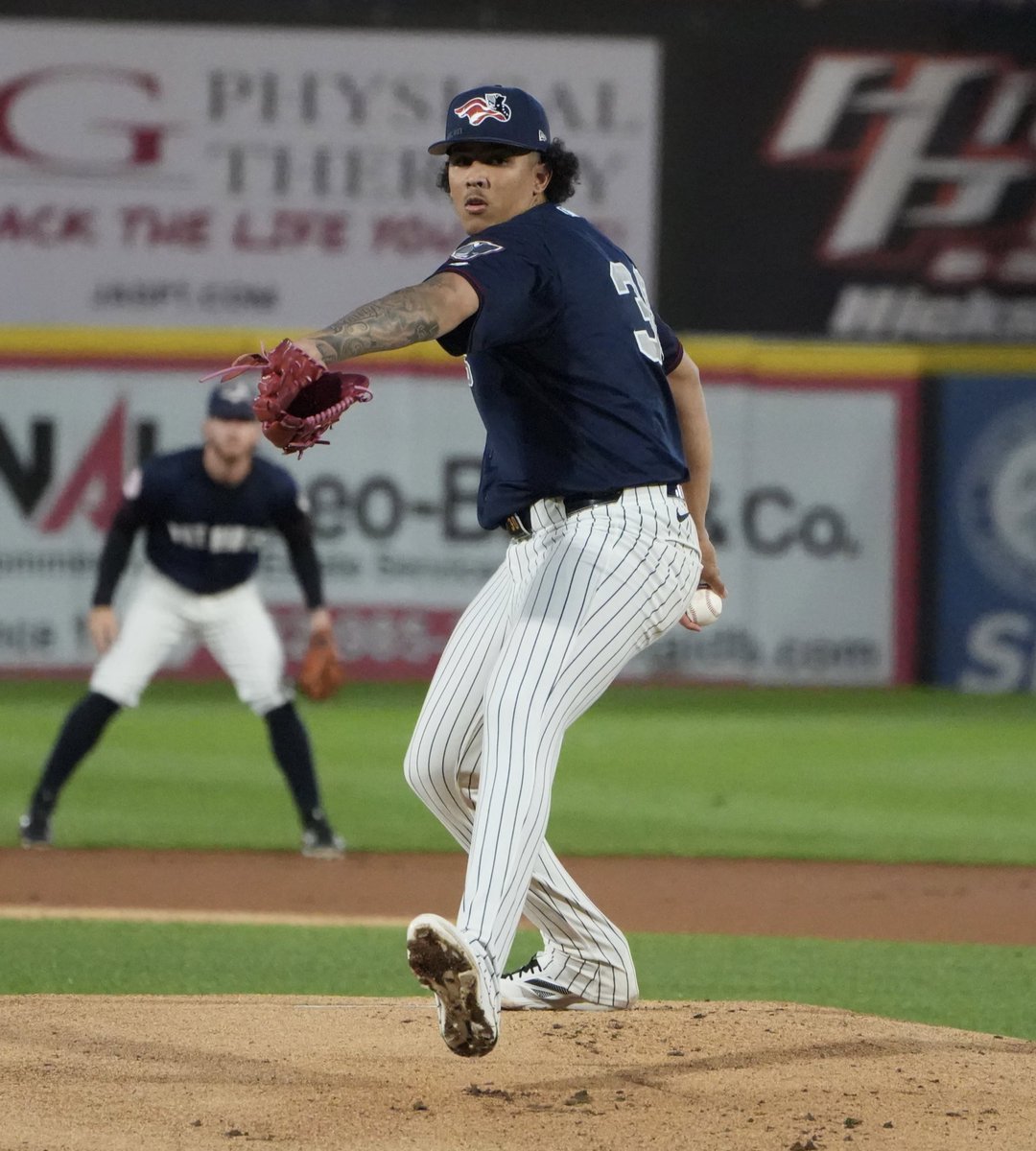 SOMPatriots's tweet image. .@Yankees RHP prospect Carlos Lagrange has entered @MLBPipeline’s updated list of Top 100 prospects.