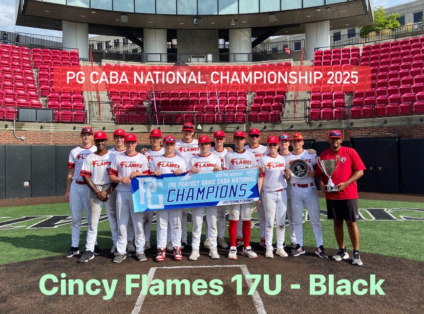 👏🏼👏🏼 <a href="/Cincy_Flames/">Cincy Flames</a>, <a href="/Coach_Shelb/">Bryan Shelby</a> #CABANC #perfectgame