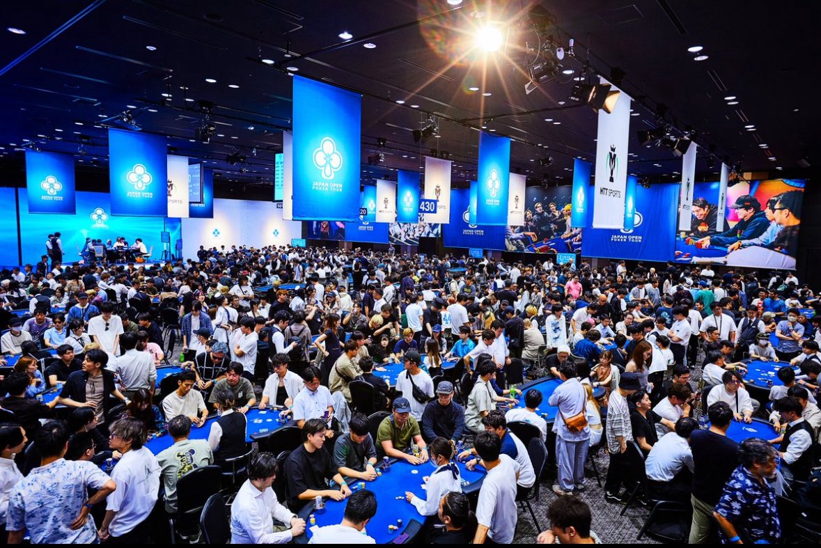 fleung22's tweet image. Amazing to see the growth of poker in Japan! @AsianPokerTour and @japanopenpoker working together for a big, bright future for poker in Asia!!
Expecting a massive Japanese contingent at the upcoming #APTIncheon2025 (Aug 1-10)!!!