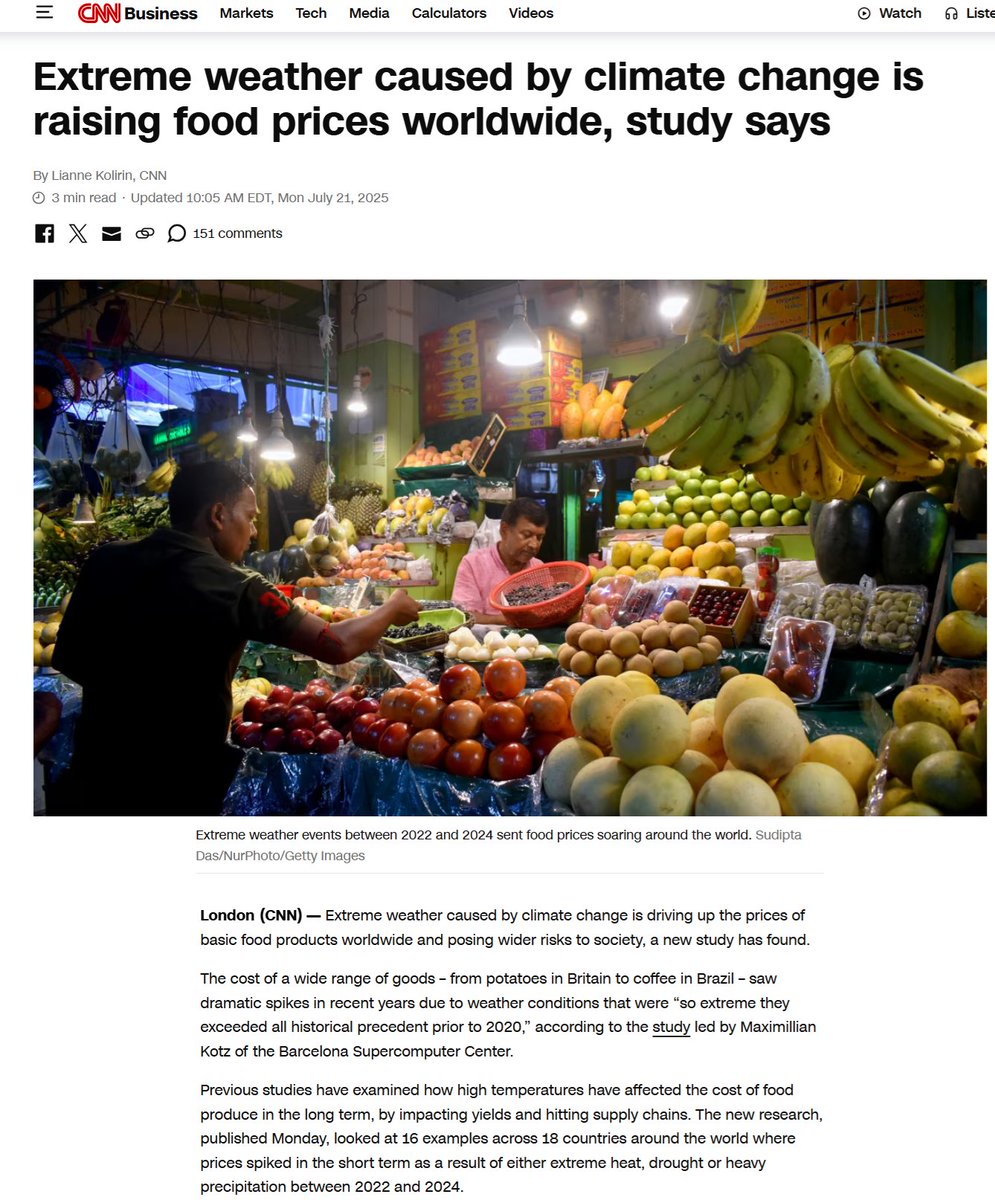 RyanMaue's tweet image. Extreme weather isn't caused by climate change.
Recent droughts or heat waves are not unprecedented.
In 1877, 4% of the Earth's population died due to a famine induced by worst drought in past 250-years, or longer.
"Net Zero" will not lower cost of food.