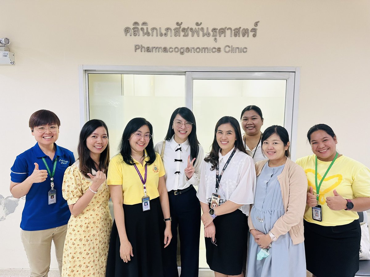 Thidathipw's tweet image. Pharmacogenomics team at Faculty of Medicine Ramathibodi Hospital, Mahidol University