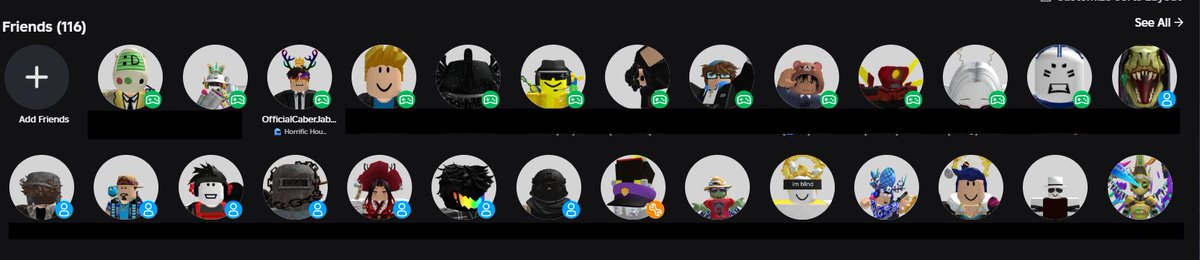 aduritehunters's tweet image. Imagine calling your friends connections. Couldn't be me. (Names are blurred for obvious reasons)
#ROBLOX #RobloxDev #robloxupdate