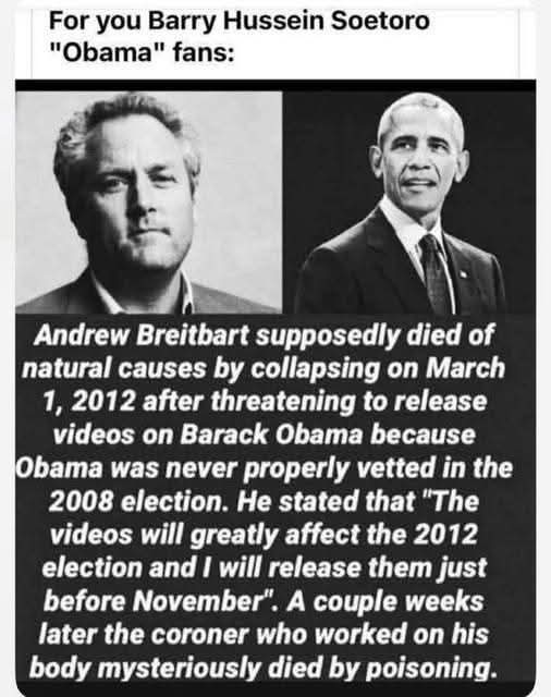 Knock knock Barack Obama. 👀