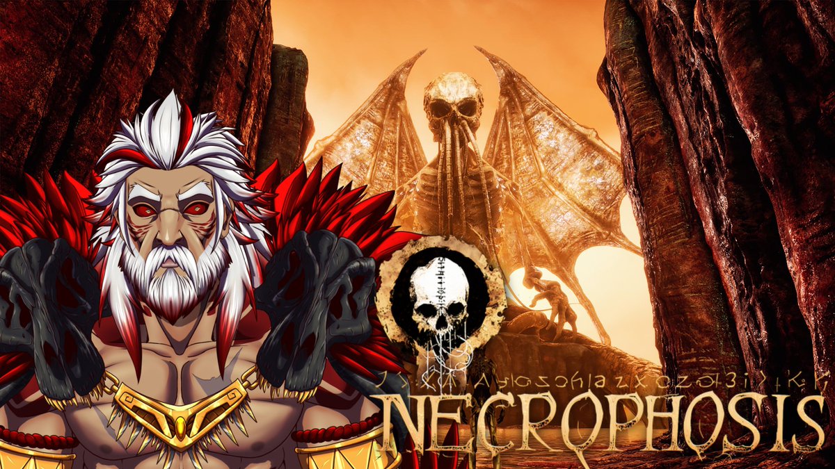 RedclawDraws's tweet image. ...back for a day and ya'll got me playing MORE SCARY GAMES. We started this last week but today we'll be continuing Necrophosis! Stream will hopefully start at 2pm EST depending on how long it takes to get the new Fiber internet set up .3.