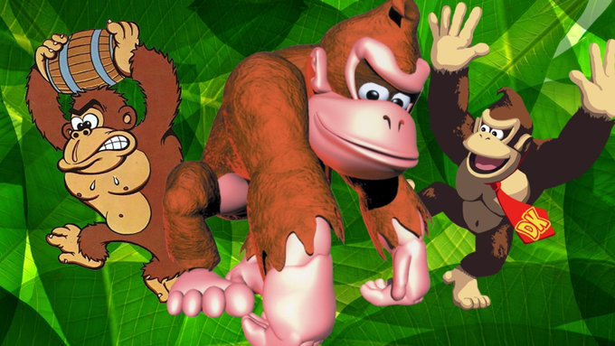 RollingStone's tweet photo. Nintendo’s ‘Donkey Kong’ Games, Ranked  

From coin-op classics to rhythm-based grooves, here's all of gaming's greatest ape's adventures, from worst to best.  https://t.co/xtKneHhhgP https://t.co/JYqzLdEFWY