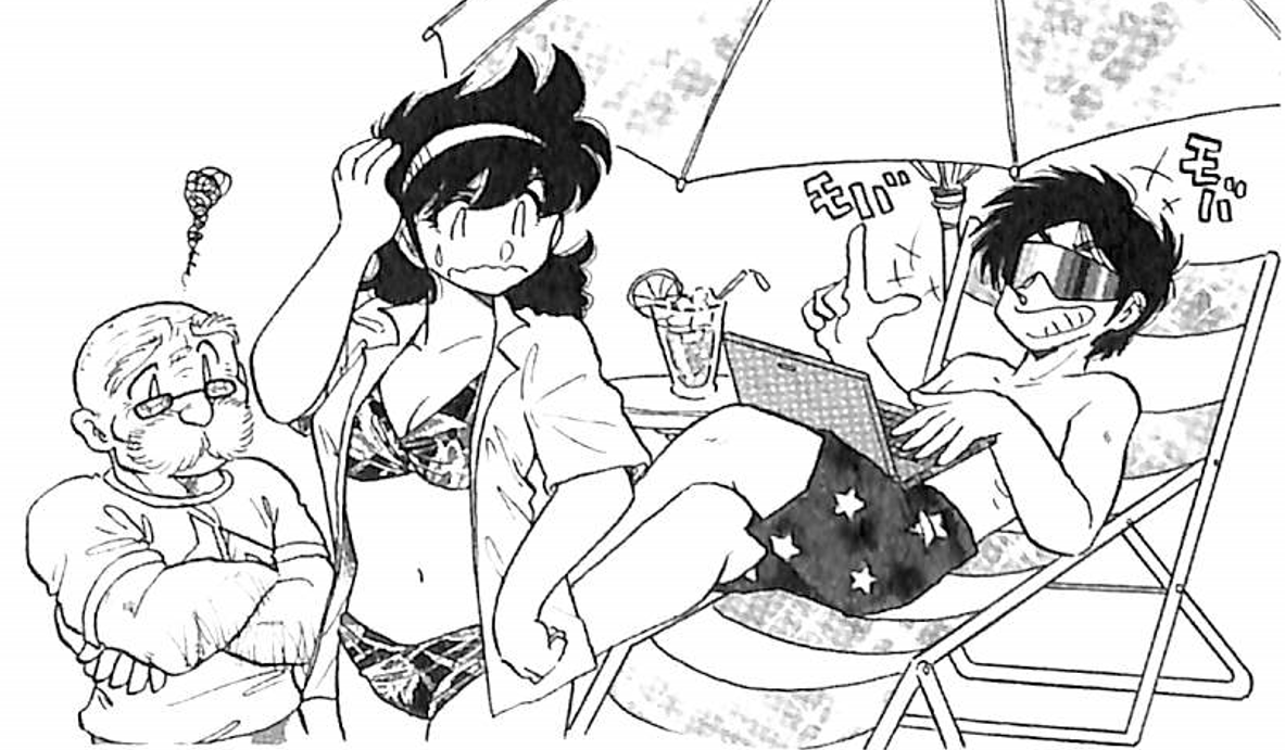 今日は当地でも33～35℃。夜9時になっても28℃の予報。まだ7/22で確か学校の夏休みも今週末から。参っちゃうよねぇ…みなさま熱暑対策万全でお過ごし下さい。
(画像はBM2002.5月号特集より) 