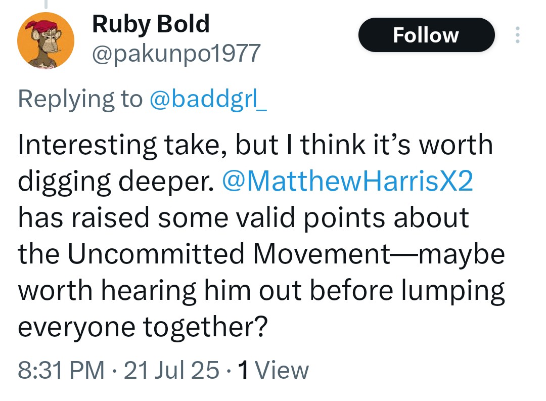 baddgrl_'s tweet image. I thought this one had some potential for sane discourse until I realized he blocked me immediately after posting this 😂