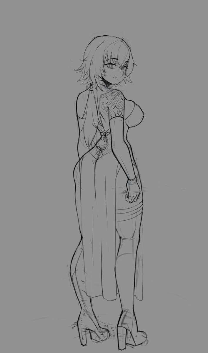 TascalateP's tweet image. Zhaohui with chinesse dress WiP