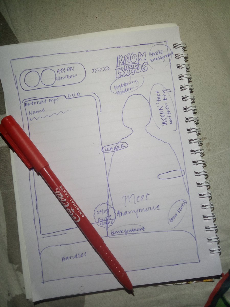 Daniel33726618's tweet image. The best to get those inspos flowing for me is midnight. Nothing beats it.
I had to sketch down the concept in order not to forget it or miss it.
A sweet blend of Blue and Red 💙❤️.
What are your thoughts? 📂✨🎨
The Sketch The Design