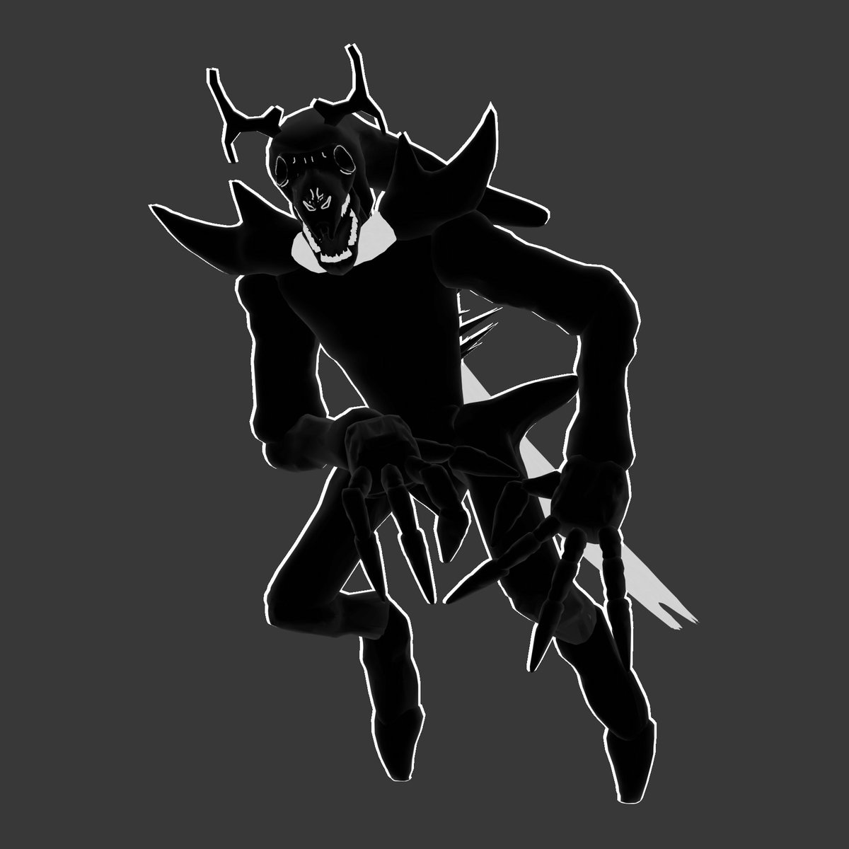 Scraphagnax's tweet image. Made a model of the peak A01 Roaring concept I saw, the outline was made outside of blender till i figure out how to make it
Concept by @ImUnnatural
A01 by @bowserson21
#pillarchase #pillarchase2 #fanart #roblox #A01