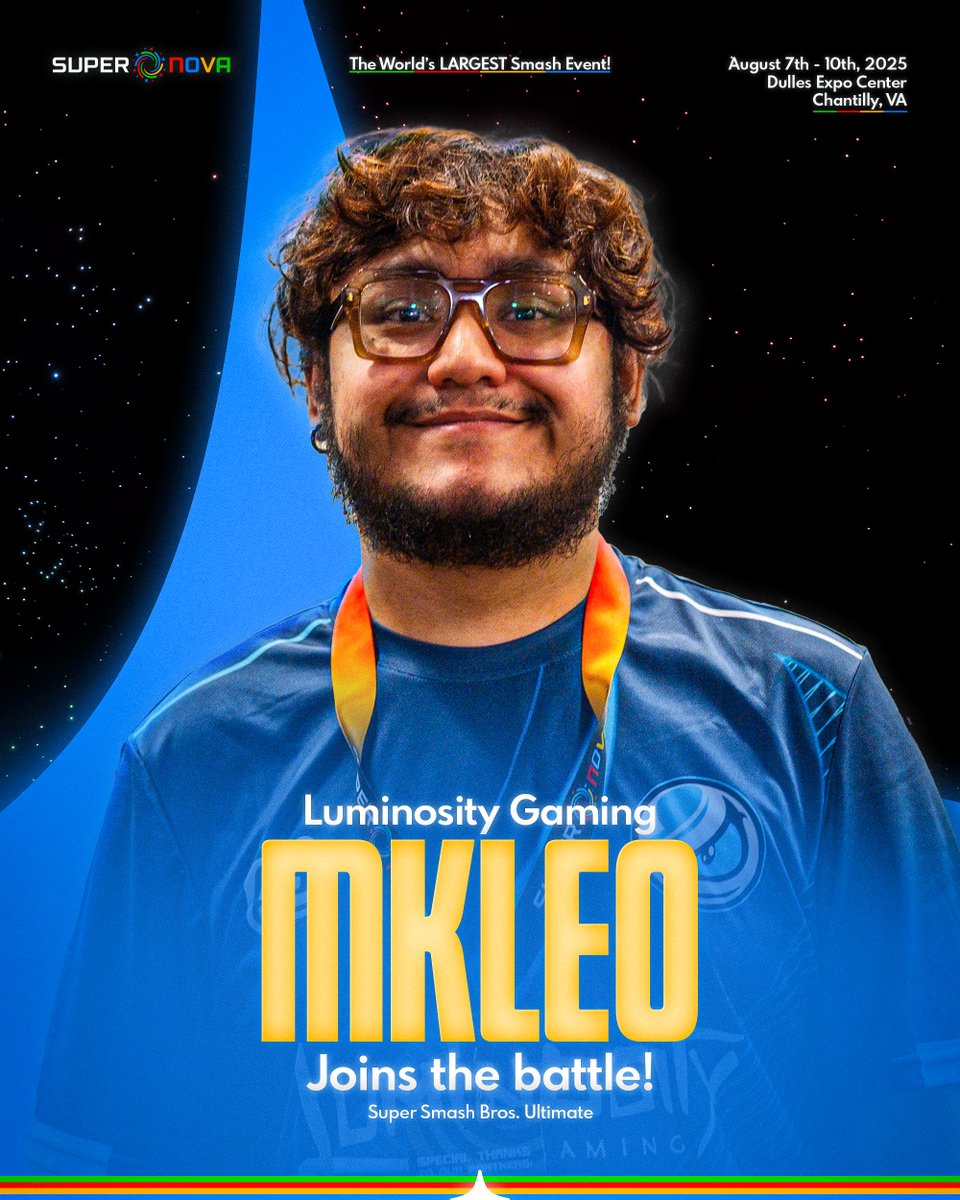 SuperSmashCon's tweet image. The GOAT has arrived.
@Mkleosb will be at Supernova 2025!