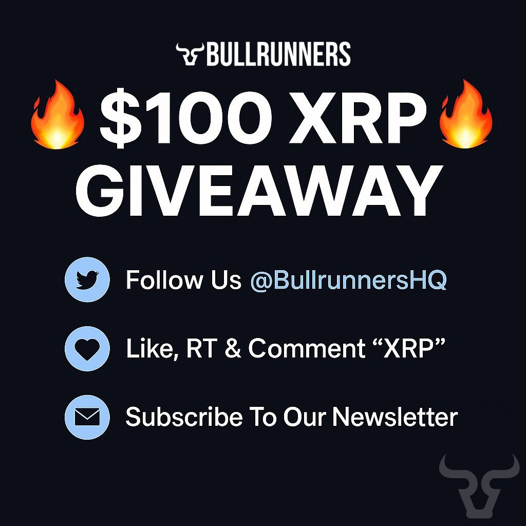 💰 $100 #XRP GIVEAWAY!

🎉 Congratulations to <a href="/rosecut8/">Rosecut</a> for winning our previous #XRP giveaway!

If you want to win next, all you need to do:

1) Follow Us: <a href="/BullrunnersHQ/">BULLRUNNERS</a>
2) Like, RT &amp; Comment below
3) Subscribe to our daily crypto newsletter: bullrunners.com/altcoinsecrets

📲 Winner