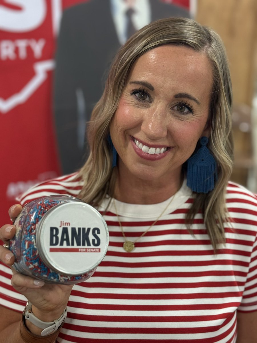 smjustus's tweet image. If it is a county fair it is out promoting the best senator in the nation - @Jim_Banks! Another fun evening serving as @AdamsCoINGOP Chairman promoting @SenatorBanks at the @AdamsCountyIN4H fair.
“America is worth fighting for!” - @Jim_Banks