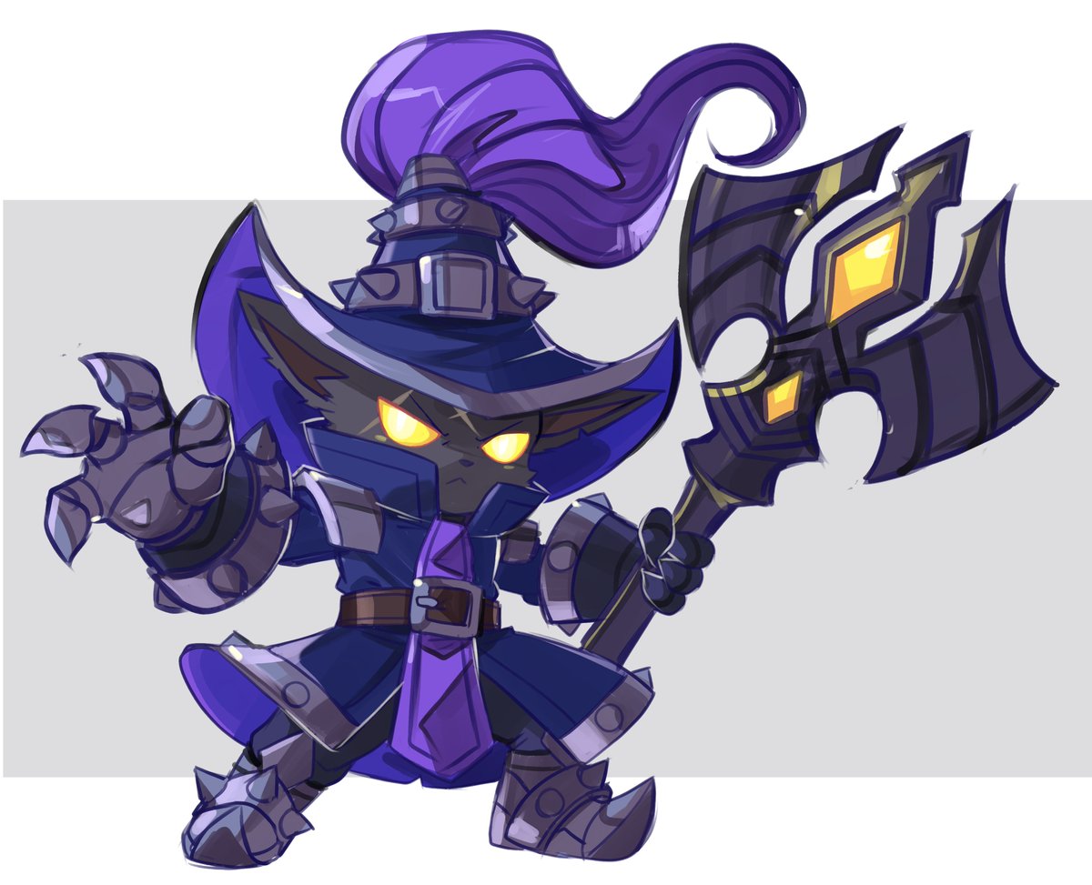 TheScarlKnight's tweet image. Random Veigar doodle
