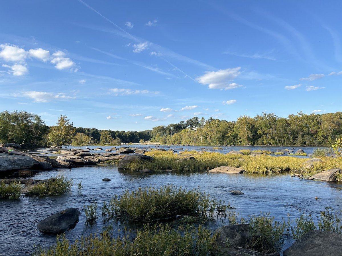 RepMcClellan's tweet image. Founded in 1972 through a combination of land donations, the James River Park System has 300+ acres of land with trails and water access. It includes Manchester Dock, which was once a port in the slave trade that made Richmond the largest source of enslaved Africans on the east…