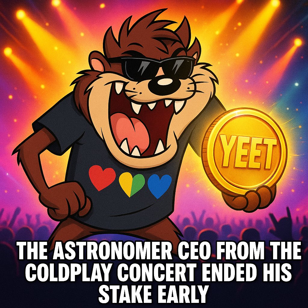 Tale_official_CTO (@tale_cto) on Twitter photo <a href="/CryptoCoffee369/">CryptoCoffee.pls</a> The astronomer CEO saw stars at Coldplay…Then nuked his stake like it was a meteor Should’ve just held and $YEETed to the moon 🚀😎
Ca 0x6Afd30110e9fF1b29dB3c4DAf31EF0045a6552cB <a href="/CryptoCoffee369/">CryptoCoffee.pls</a> The astronomer CEO saw stars at Coldplay…Then nuked his stake like it was a meteor Should’ve just held and $YEETed to the moon 🚀😎
Ca 0x6Afd30110e9fF1b29dB3c4DAf31EF0045a6552cB