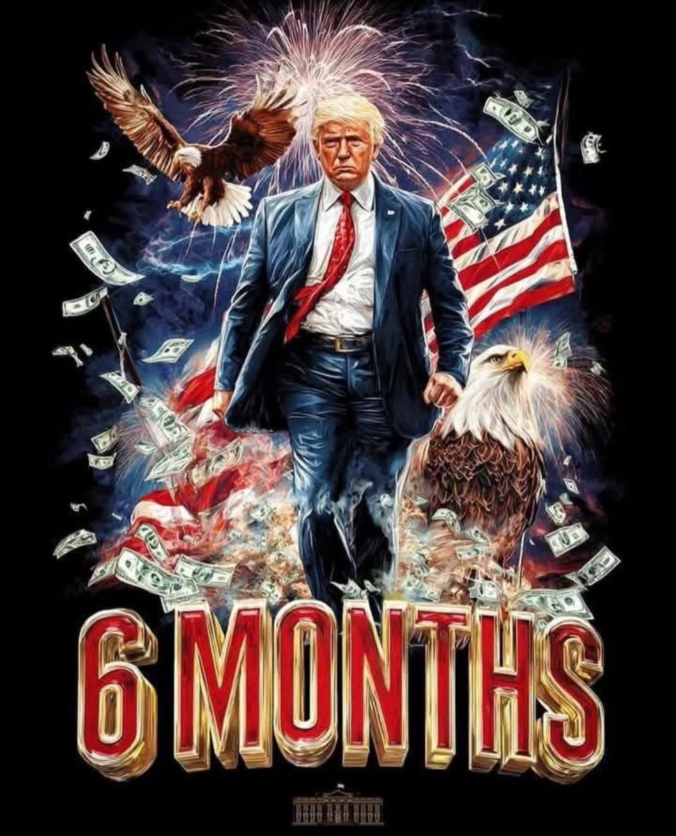 DannoActon's tweet image. If you’re celebrating President @realDonaldTrump’s six month whirlwind winning tour, drop a 🇺🇸 and share….