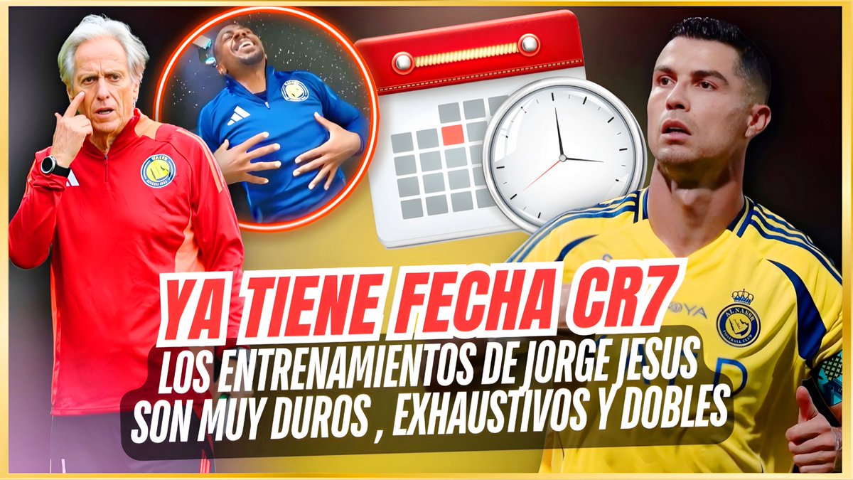 🚨 YA TIENE FECHA de LLEGADA CRISTIANO a AUSTRIA con ALNASSR 💥 JORGE JESUS LE SACARA TODO a JUGADORES

👉 youtu.be/pdaMgndlYf0