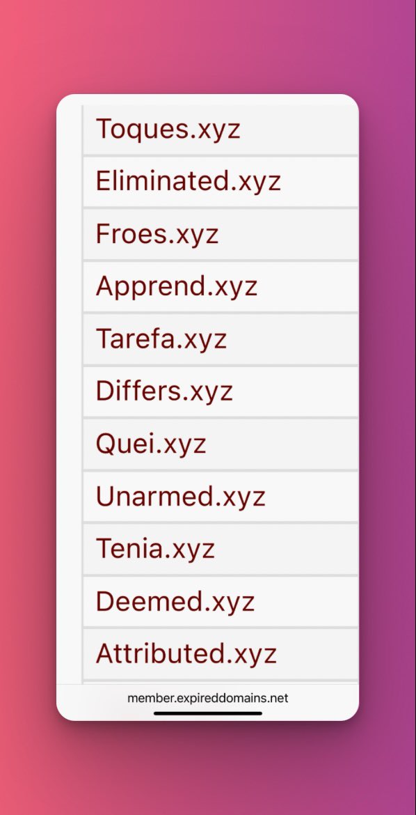MichaelCyger's tweet image. Lots of terrible single word .xyz domains hitting @GoDaddyAuctions Closeouts today. 

Think twice before buying single word gerunds (ending in -ing), plurals and past tense.
