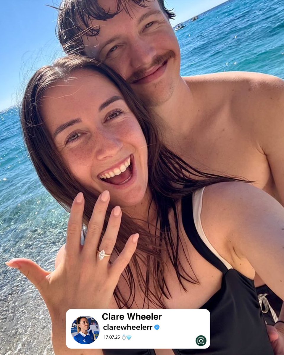 TheMatildas's tweet image. Congratulations, Clare! 💍
Here’s to the next chapter in your lives. ❤️