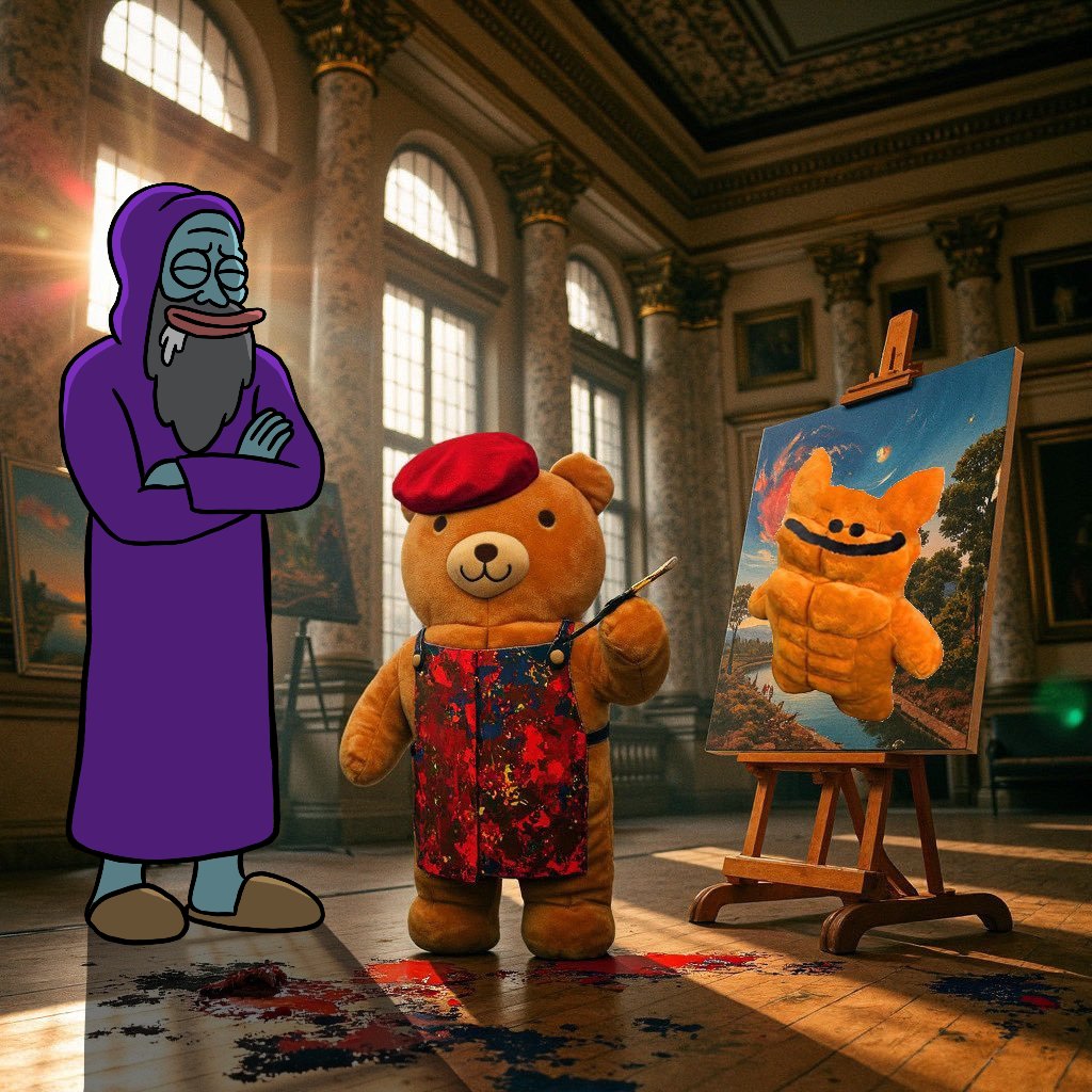 BOZO_Rune's tweet image. Throwback to when we painted this masterpiece @btcbrobear @GizmoImaginary