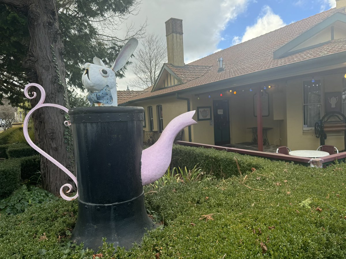 ihaveabluehat's tweet image. We had great fun yesterday at the Bygone Beauties Teapot Museum in Leura!