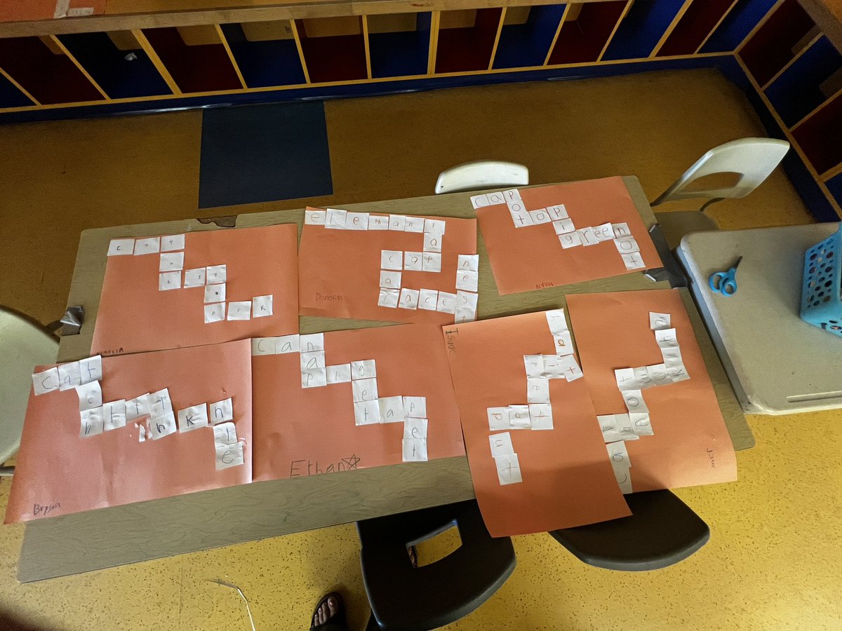 Our students used their knowledge of initial and final consonants to build word chains today. Such a fun and creative way to showcase their Language skills! 💡🔡 <a href="/TCDSBSummerLrn/">TCDSB Summer Learning</a> <a href="/KerrEteach/">Kevin Kerr</a> <a href="/MsCRoti/">Christina Roti</a> <a href="/BrendaSevillano/">Brenda Sevillano</a>