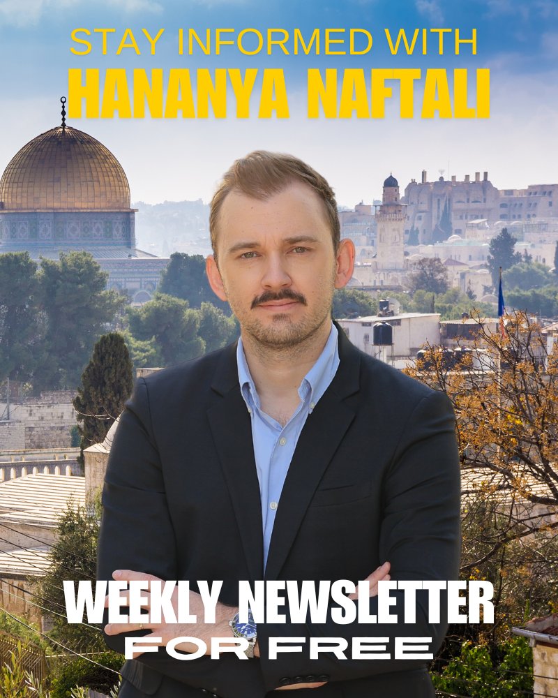 HananyaNaftali's tweet image. Don’t miss out—subscribe for free and get the latest news from Israel delivered right to you: eepurl.com/iHx5QA