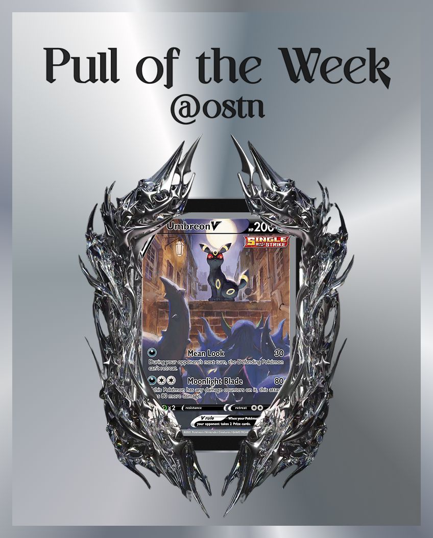 grailsgg's tweet image. 👾 Pull of the Week 👾 

Umbreon V - 189/203 pulled by OSTN from the pack Altitude Drop: Evolving Skies!

Pull it here 🍬 grails.gg/boxes/altitude…