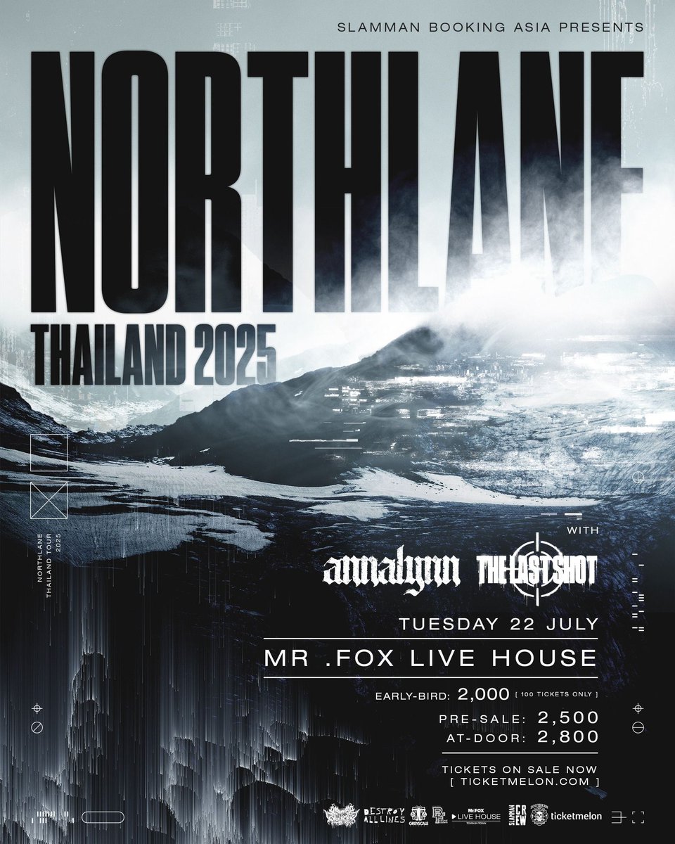 mtgh's tweet image. TODAY:
SINGAPORE
* @jamesblake by @nowliveasia
sistic.com.sg/events/blake07…
THAILAND
* @Northlane by Slamman Booking Asia
ticketmelon.com/slammanbooking…