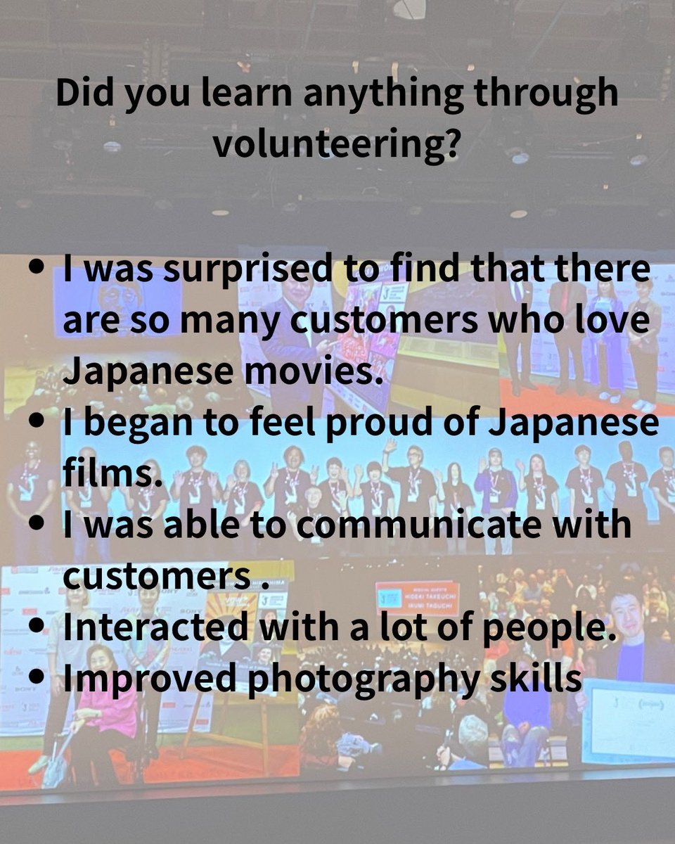Momo_Films's tweet image. Thank you to all our amazing volunteers at TJFF.🎥🍿👏✨
Many volunteers took part in the film festival, and we asked them to share their thoughts and impressions.
📸Photo by Leon Balaban