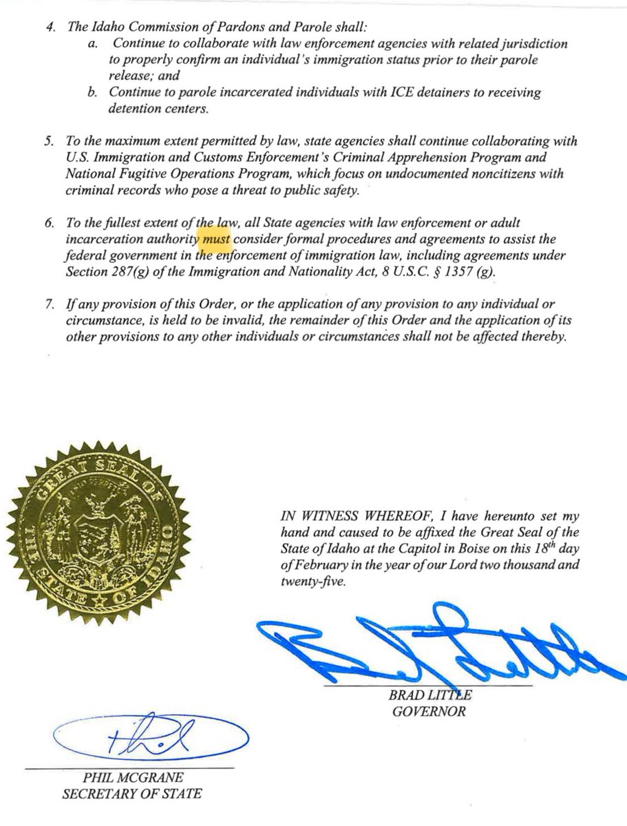<a href="/fatfingazz/">You People</a> <a href="/KendrickSheriff/">Sheriff Larry Kendrick</a> Also it’s not statewide bc dumb dumb <a href="/GovernorLittle/">Brad Little</a> wrote his EO with trash language that didn’t demand everyone apply