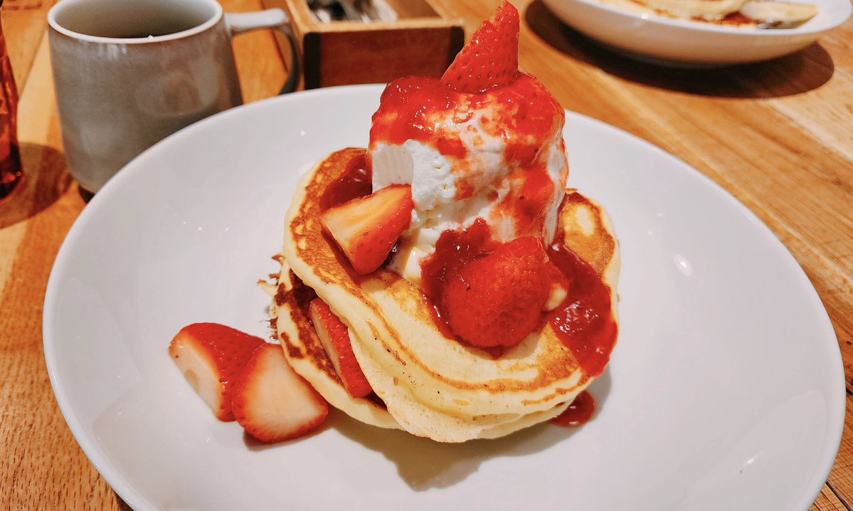 ringojuru's tweet image. パンケーキおいちおいちね𐔌՞ ܸ. .ܸ՞𐦯