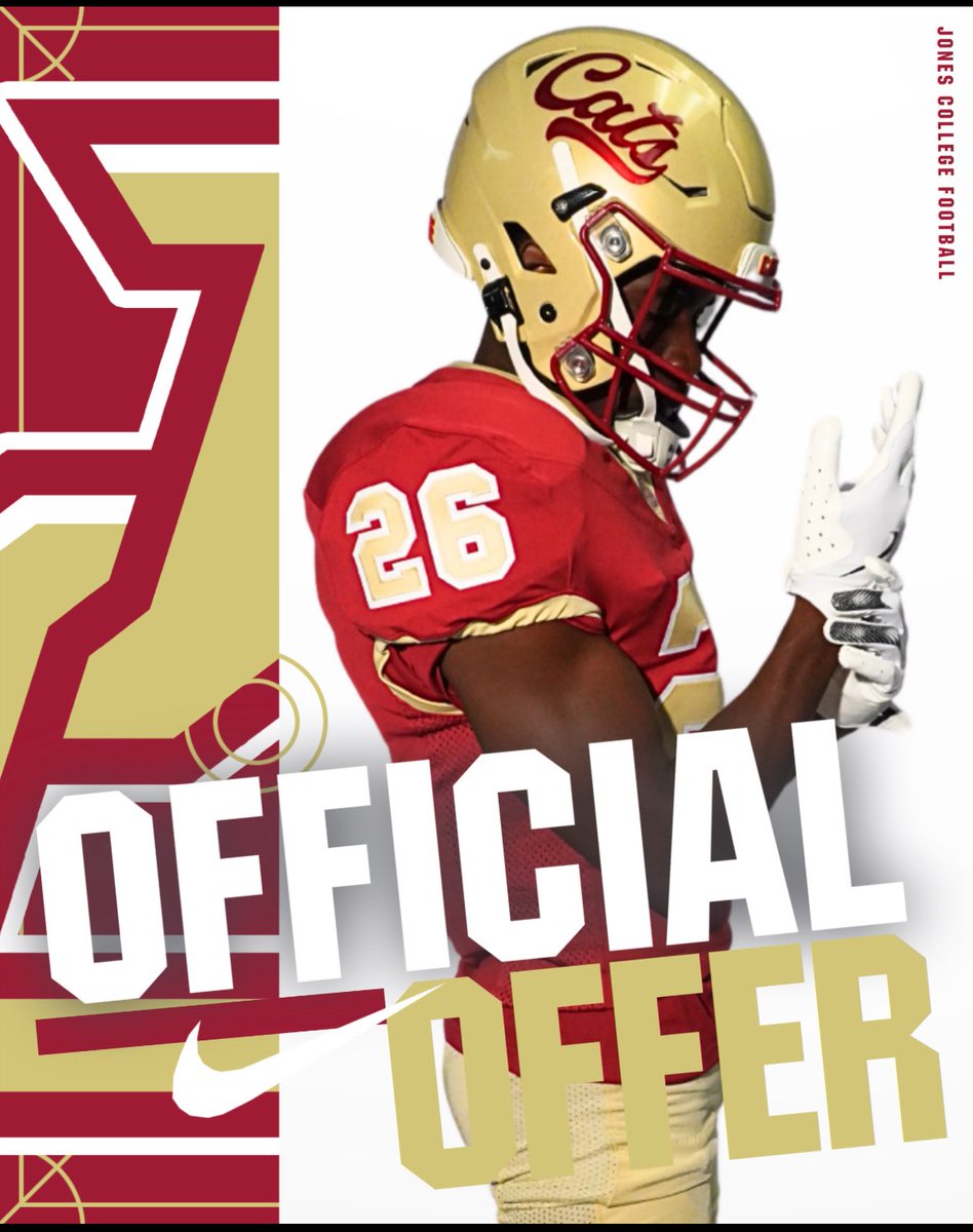 J.flanagan2 (@jay2officialx) on Twitter photo Blessed to receive my first football offer from jones college 🙏🏾
<a href="/CoachT_Rob/">Terrance Robinson</a>
<a href="/MCJags_Football/">Madison Central Football</a>
<a href="/coach_lakes/">Tevin Lakes Sr M.S.</a> Blessed to receive my first football offer from jones college 🙏🏾
<a href="/CoachT_Rob/">Terrance Robinson</a>
<a href="/MCJags_Football/">Madison Central Football</a>
<a href="/coach_lakes/">Tevin Lakes Sr M.S.</a>