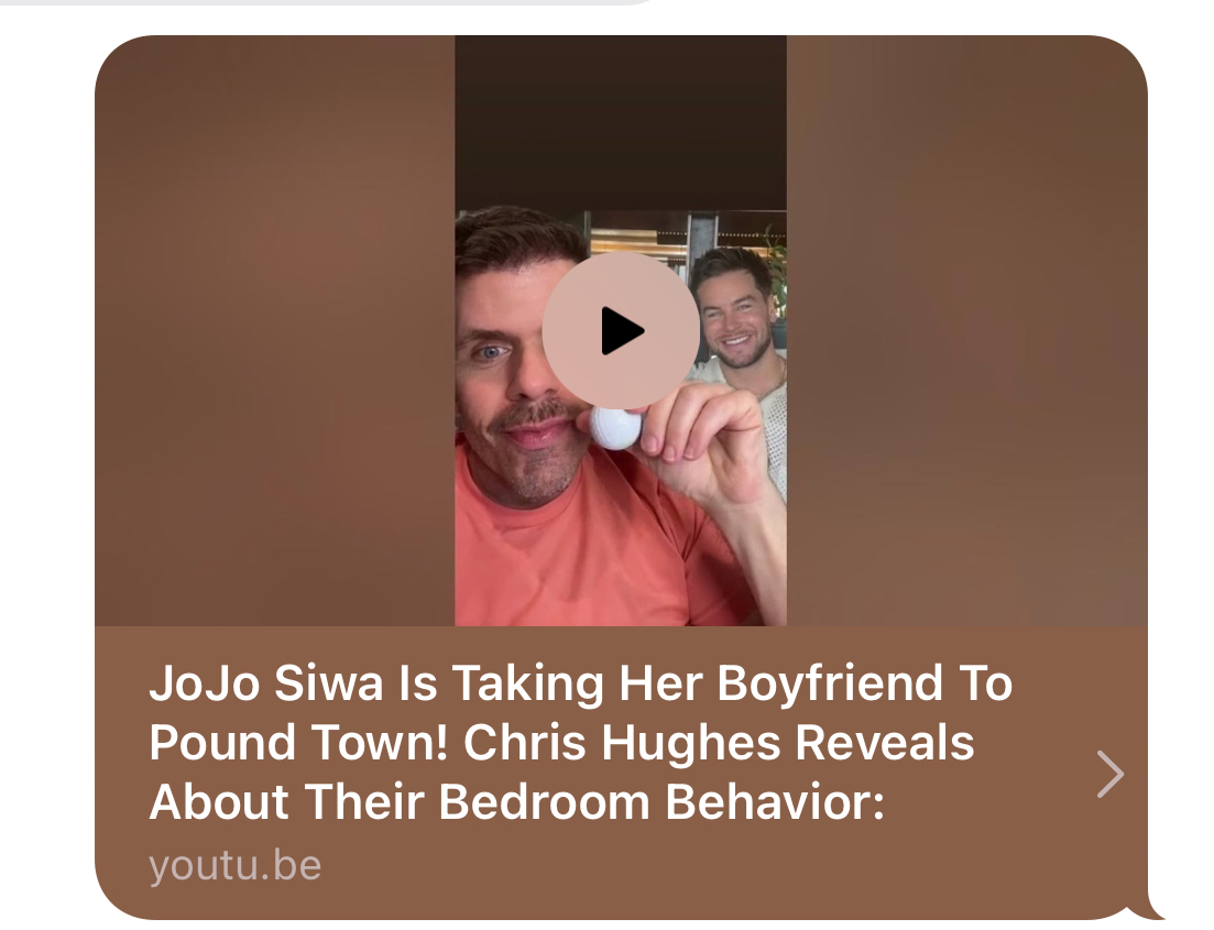 PerezHilton's tweet image. #JoJoSiwa is taking her new boyfriend to pound town! He reveals about their bedroom behavior: youtu.be/qWIFPVgeNpc