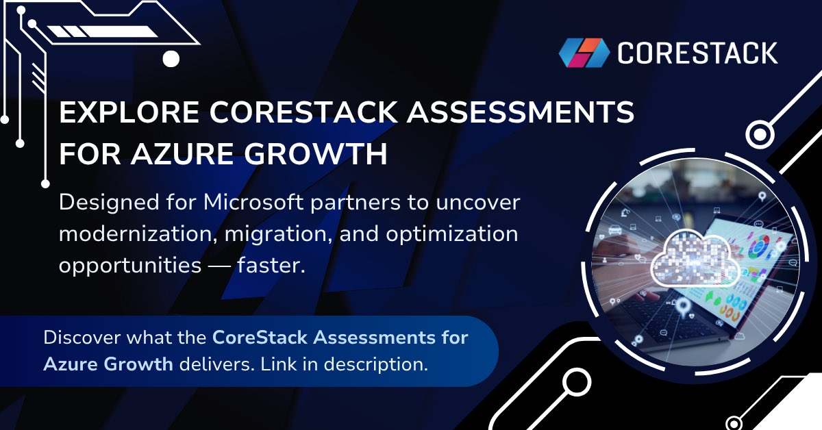 corestack's tweet image. 𝗜𝗳 𝘆𝗼𝘂 𝗺𝗶𝘀𝘀𝗲𝗱 𝗶𝘁 𝗲𝗮𝗿𝗹𝗶𝗲𝗿 — 𝗻𝗼𝘄’𝘀 𝘆𝗼𝘂𝗿 𝗰𝗵𝗮𝗻𝗰𝗲.
𝗖𝗼𝗿𝗲𝗦𝘁𝗮𝗰𝗸 𝗔𝘀𝘀𝗲𝘀𝘀𝗺𝗲𝗻𝘁𝘀 𝗳𝗼𝗿 𝗔𝘇𝘂𝗿𝗲 𝗚𝗿𝗼𝘄𝘁𝗵 designed to help Microsoft partners.
👉 hubs.li/Q03rqLVc0
#AzureGrowth #MicrosoftPartners #ACR #CloudAssessments