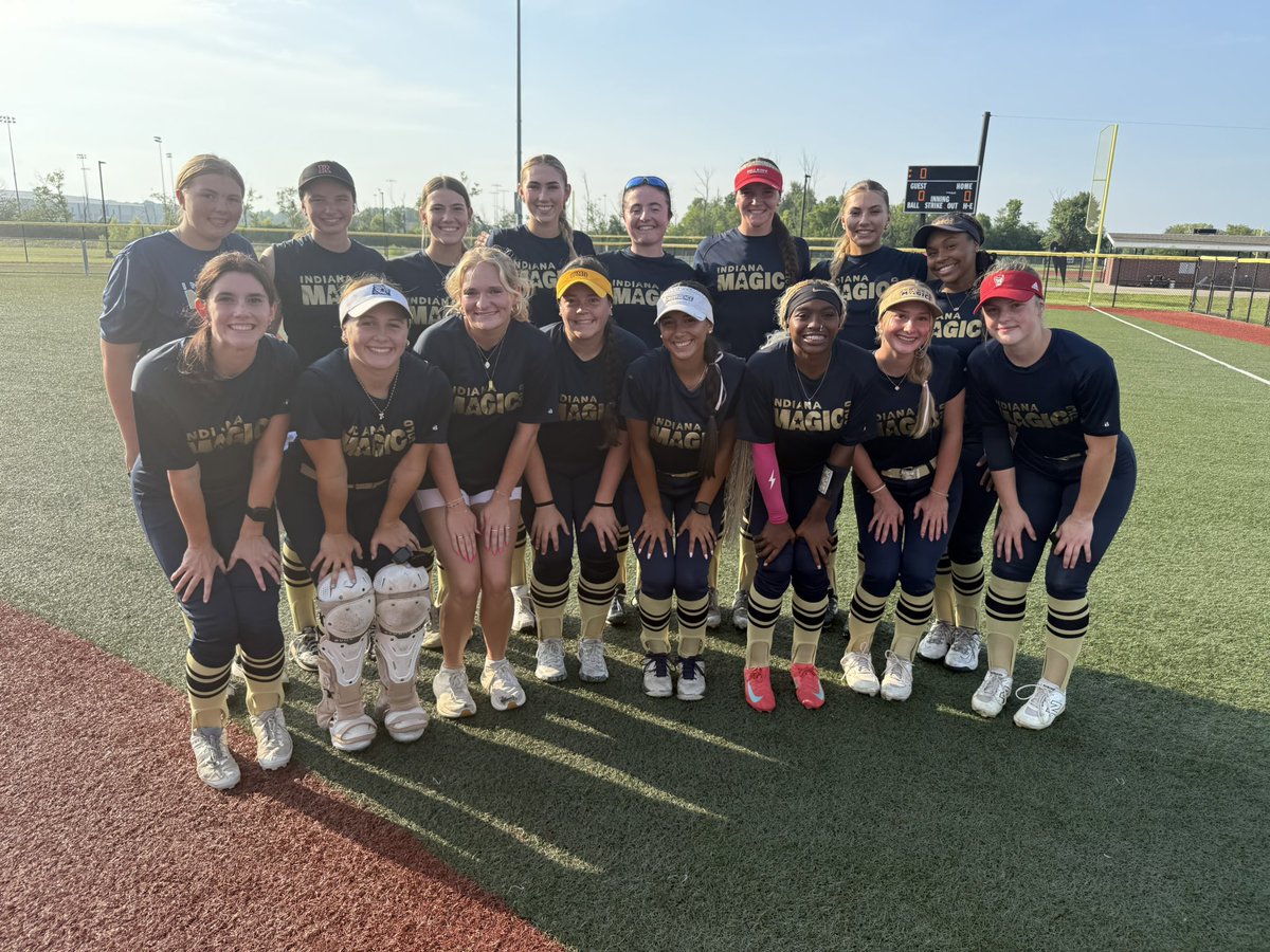 Hadley West (@hadswest10) on Twitter photo 🔥 The chase is on!
One game down at the 16u Alliance Fastpitch Championship Series—next up: Field S4 at Kokomo Championship Park, 11:15am tomorrow.
⭐️
<a href="/thealliancefp/">The Alliance Fastpitch</a> <a href="/ExtraInningSB/">EXTRA INNING SOFTBALL</a> <a href="/tagupSoftball/">tagup</a> <a href="/LineDsoftball/">Line Drive Media</a> <a href="/IMG08BenGod/">Indiana Magic Gold National Bennett/Goddard 18U</a> 🔥 The chase is on!
One game down at the 16u Alliance Fastpitch Championship Series—next up: Field S4 at Kokomo Championship Park, 11:15am tomorrow.
⭐️
<a href="/thealliancefp/">The Alliance Fastpitch</a> <a href="/ExtraInningSB/">EXTRA INNING SOFTBALL</a> <a href="/tagupSoftball/">tagup</a> <a href="/LineDsoftball/">Line Drive Media</a> <a href="/IMG08BenGod/">Indiana Magic Gold National Bennett/Goddard 18U</a>