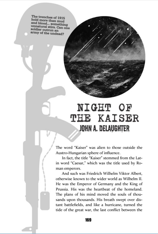 HPL_JDeLaughter's tweet image. 🪖It’s Alive, It’s Alive
DEAD MAN'S LAND: TRENCH ROT! From Wicked Shadow Press!🪖
💀W/my horror short: “Night of the Kaiser,” The Trenches of 1915 hold more than blood and mud... something unnatural stirs. Can one soldier outrun an army of the undead? Along with 20 other War…
