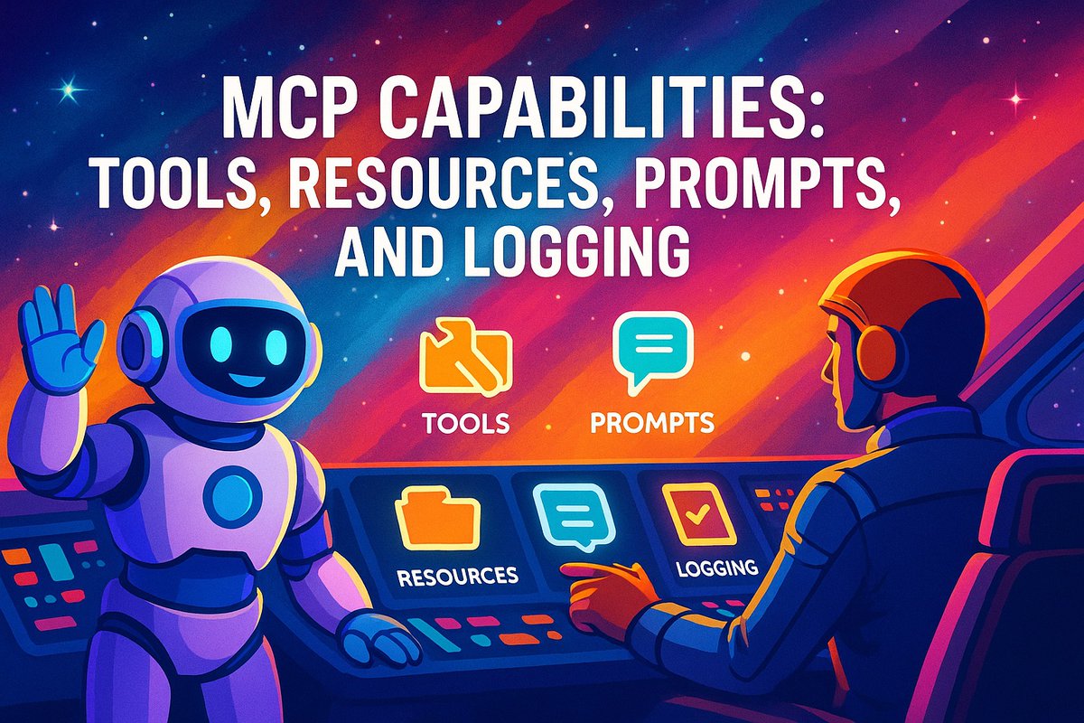 DanWahlin's tweet image. 🚀 New Post: Leveling Up Your AI Agents: A Story-Driven Guide to MCP Tools, Resources, Prompts, and Logging
Ever wonder when to use tools vs. resources in your AI agent? Or how prompts and logging fit into the picture?
I break it all down through a fun space story using…