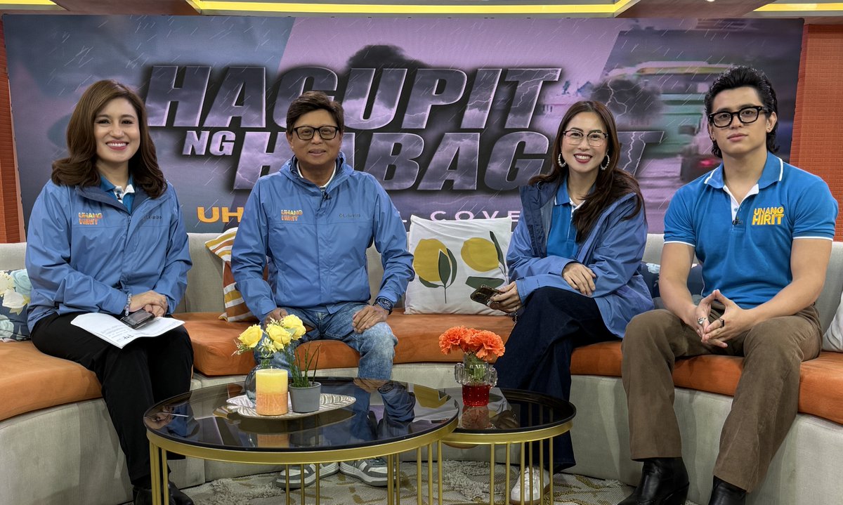 UnangHirit's tweet image. Mag-ingat po tayong lahat, mga Kapuso. Maraming salamat sa pagtutok n'yo sa #UnangHirit Special Coverage.
Araw-araw tumutok sa inyong pambansang morning show kung saan laging una ka– #UnangHirit!