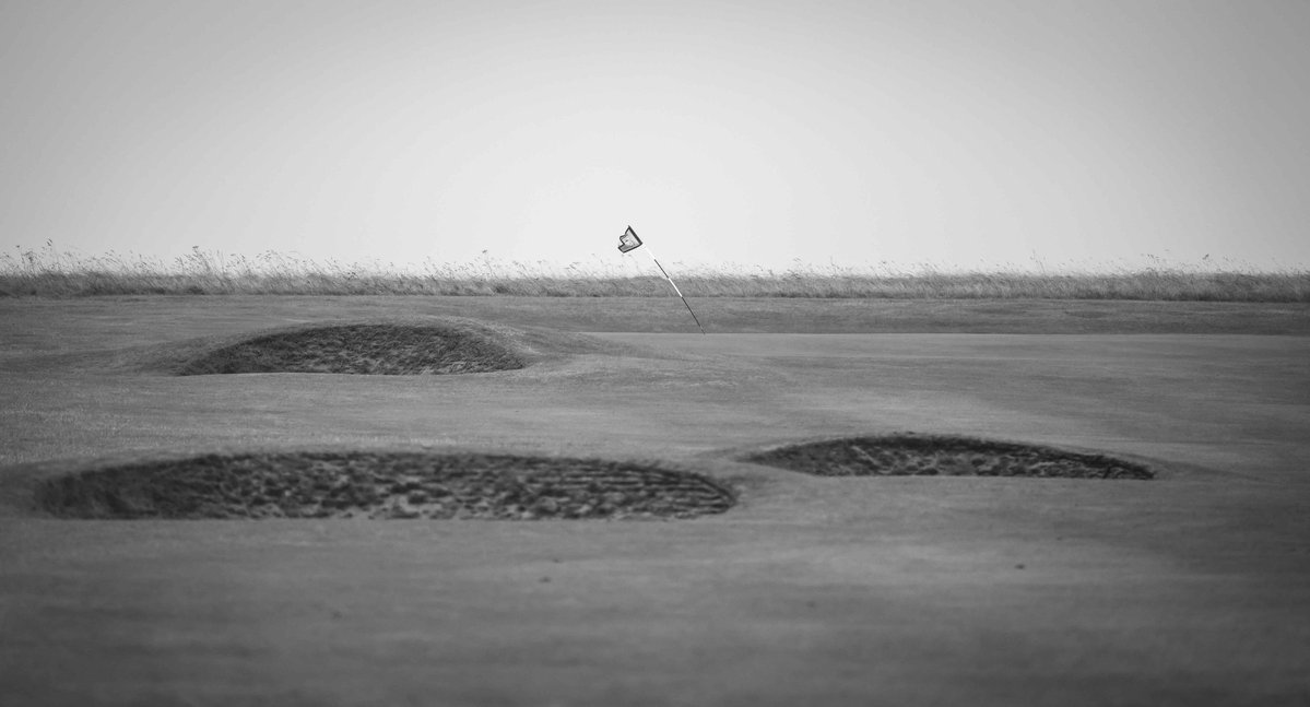 patrickjkoenig's tweet image. Shoutout to links golf and 40 mph sidewinds.