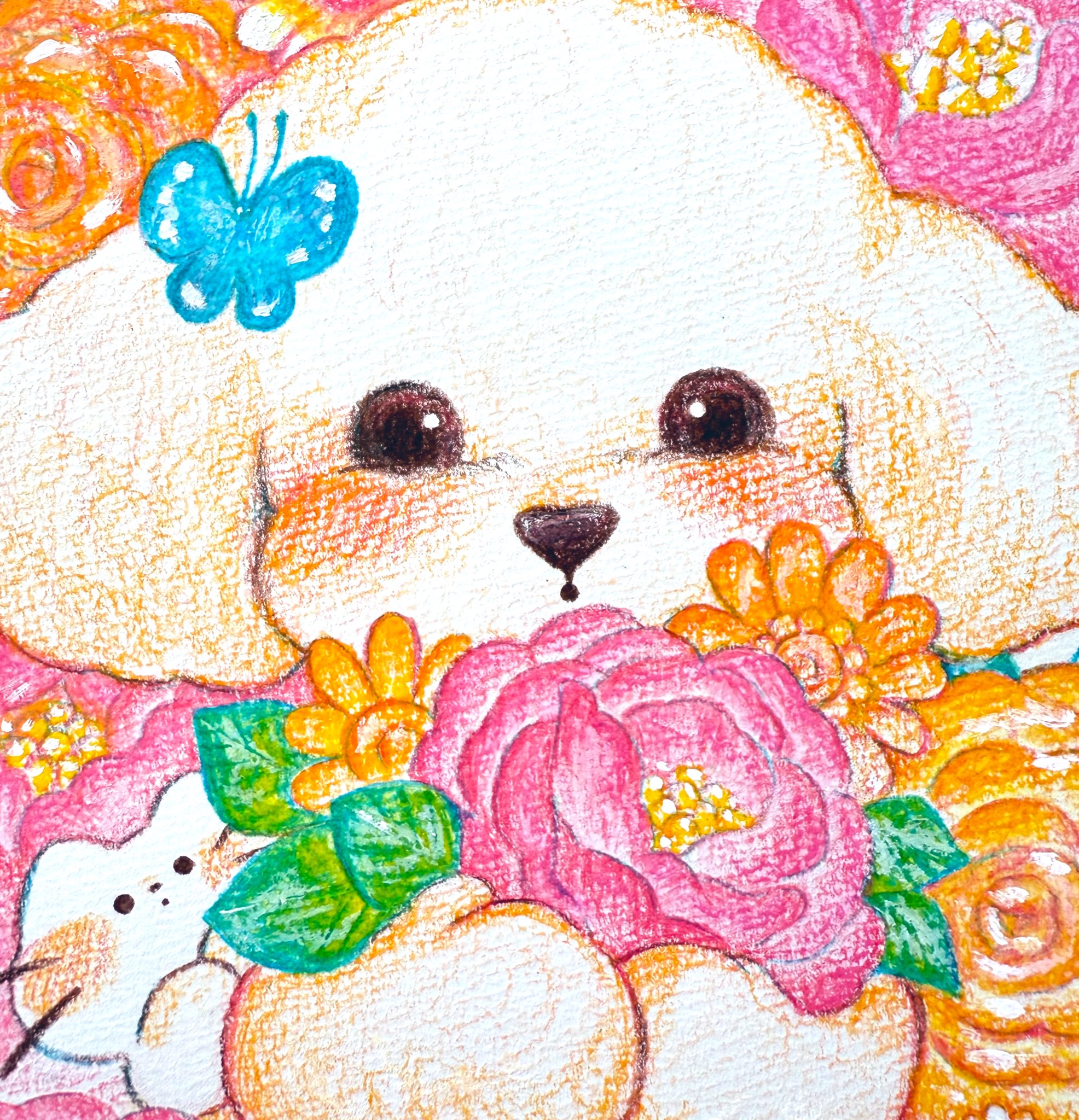 どんぐりアート　＊かおりん＊ページ どんぐりアート♪どんぐりくまさんアジサイリース〜梅雨