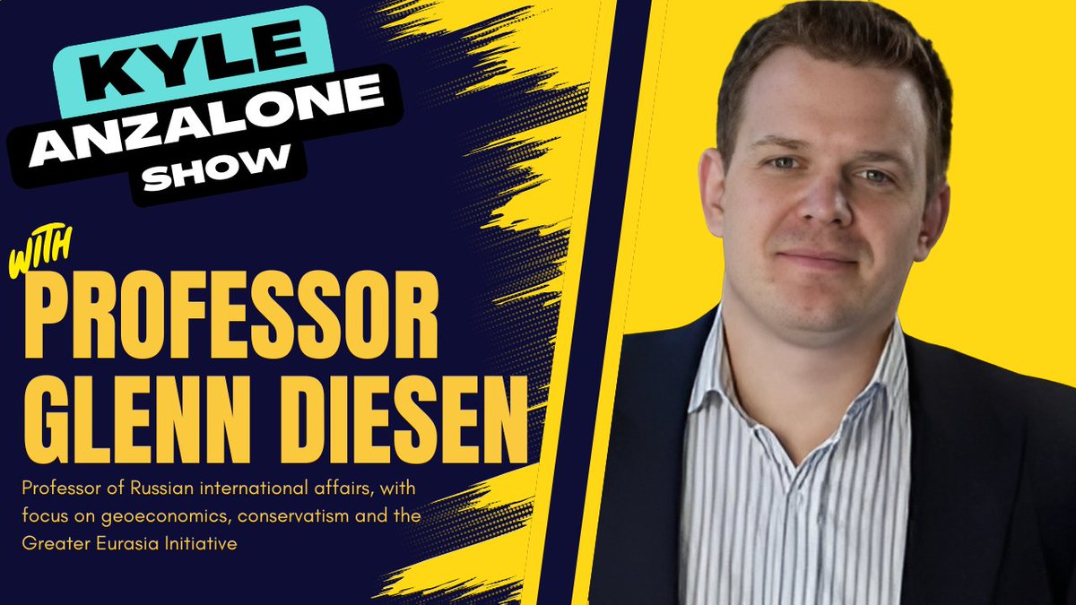 KyleAnzalone_'s tweet image. Excited for my upcoming conversation w/ @Glenn_Diesen - Hope you'll join us on Wednesday, 23-July - 4:45PM Eastern. Here's the link to the LIVE Interview: youtube.com/watch?v=x65Lna…