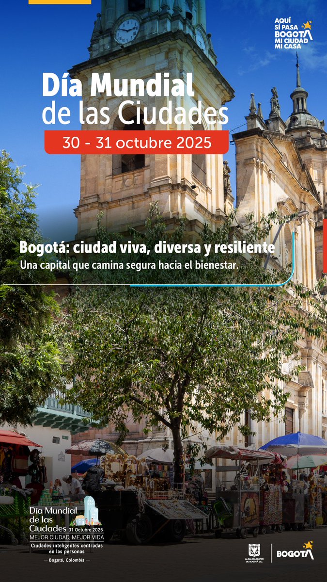 ServicioCivilD's tweet image. #DíaMundialDeCiudades2025➡️En América Latina, más del 80 % de la población vive en ciudades. Bogotá se proyecta como referente regional.

Garantizar el derecho a un hábitat inclusivo en vivienda, servicios básicos, movilidad y espacio público para reducir la desigualdad.